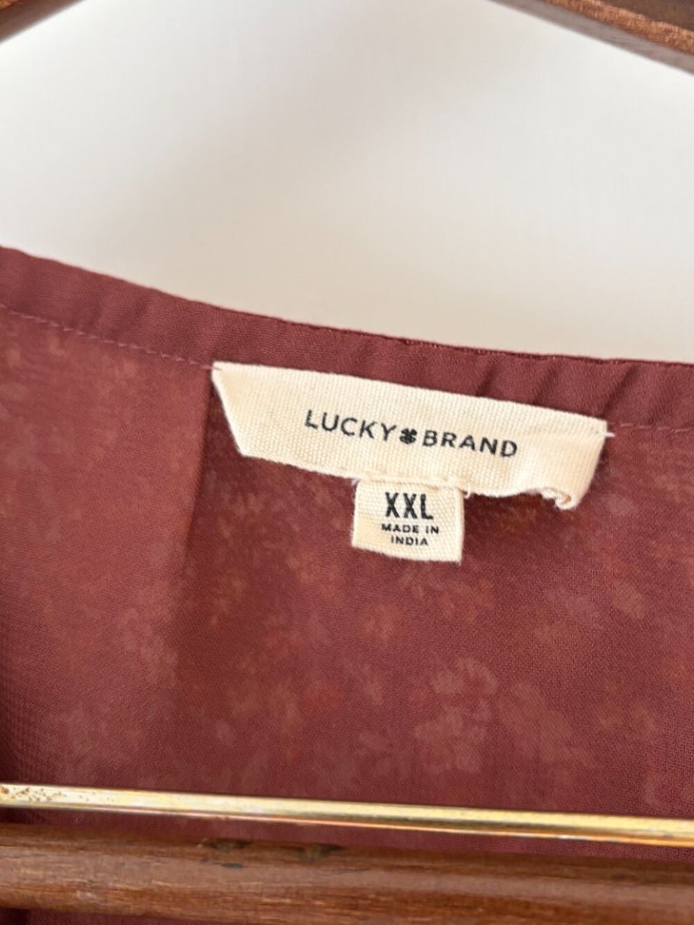 Lucky Brand 3/4 Sleeve V-Neck Mini Dress Size XXL NWT lace detail Floral - Picture 3 of 14